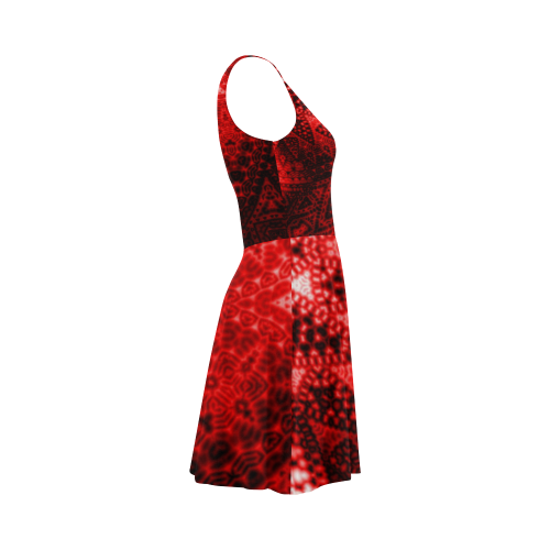 red lace sundress
