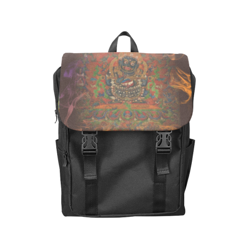 Tibetan Buddhism Mahakala Casual Shoulders Backpack (Model 1623)