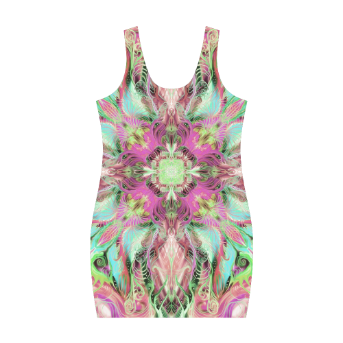 night party mandala 2 Medea Vest Dress (Model D06)