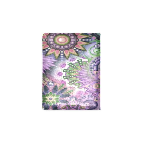 Flowering Fractal Purple Whimsy Custom NoteBook B5