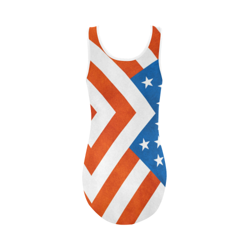 America Vest One Piece Swimsuit (Model S04)