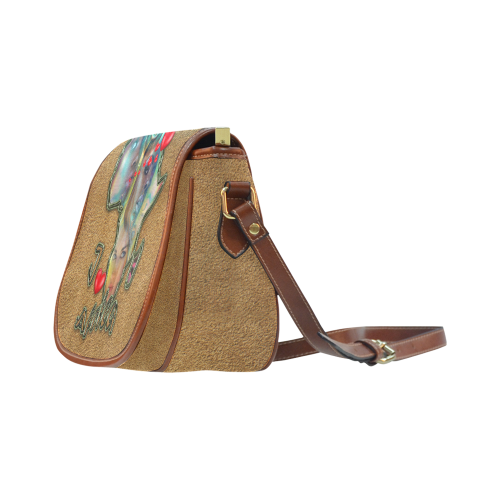 I love africa Saddle Bag/Large (Model 1649)