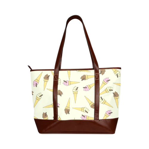 Neapolitan Ice Cream Tote Handbag (Model 1642)