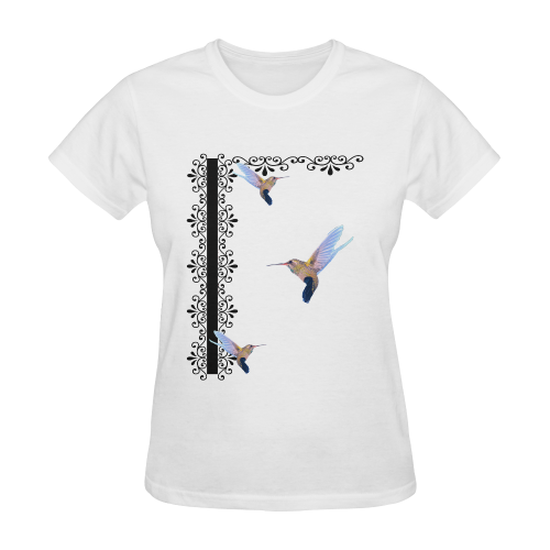Fantasy Hummingbirds Sunny Women's T-shirt (Model T05)