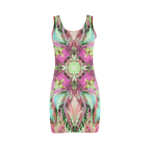 night party mandala 2 Medea Vest Dress (Model D06)