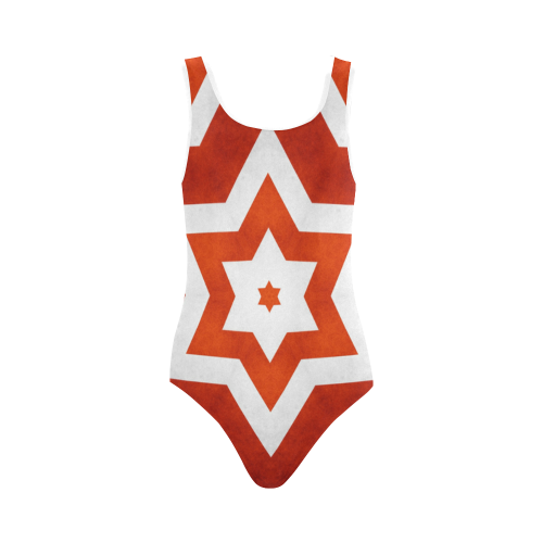 star Vest One Piece Swimsuit (Model S04)