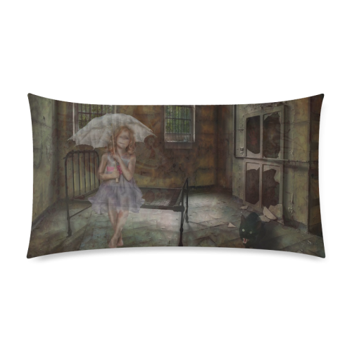 Room 13 - The Girl Rectangle Pillow Case 20"x36"(Twin Sides)