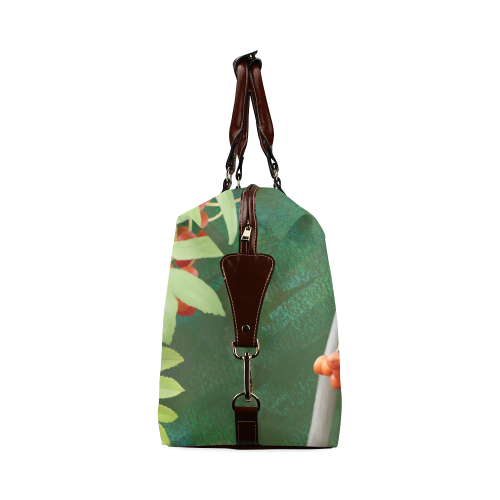 Watercolor Rowan tree - Sorbus aucuparia Classic Travel Bag (Model 1643)