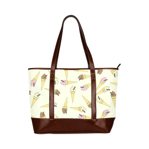 Neapolitan Ice Cream Tote Handbag (Model 1642)