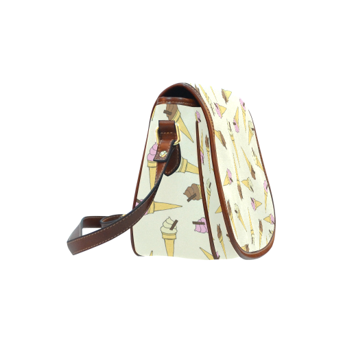 Neapolitan Ice Cream Saddle Bag/Small (Model 1649) Full Customization