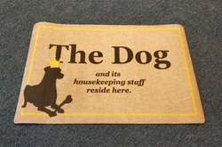 Doormat 24"x16" (Black Base)