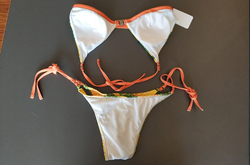 Buckle Front Halter Bikini Swimsuit (Model S08)