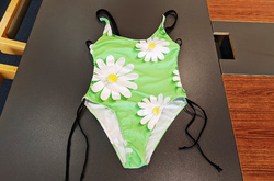 Drawstring Side One-Piece Swimsuit (Model S14)