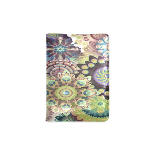 Flowering Fractal Green Whimsy Custom NoteBook A5