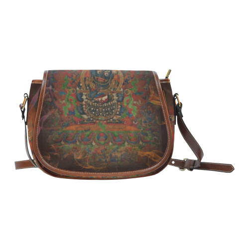 Tibetan Buddhism Mahakala Saddle Bag/Small (Model 1649) Full Customization