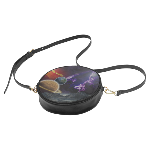 Strange Galaxy Round Sling Bag (Model 1647)