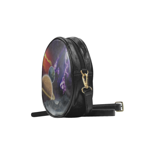 Strange Galaxy Round Sling Bag (Model 1647)