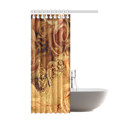 Wonderful vintage design with roses Shower Curtain 48"x72"