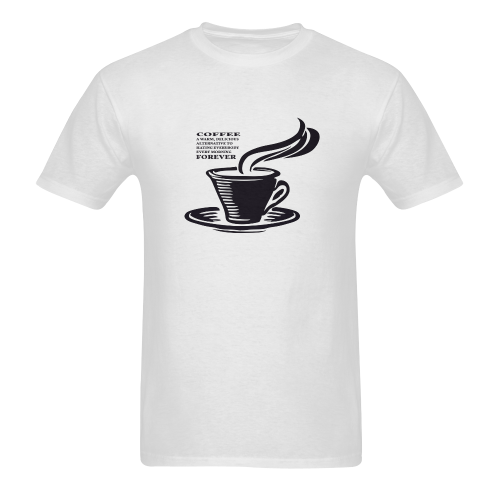 Coffee! Men's T-Shirt in USA Size (Two Sides Printing)