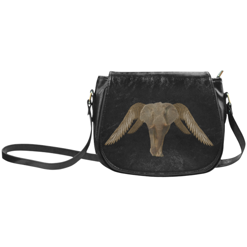 The Flying Elephant Classic Saddle Bag/Small (Model 1648)