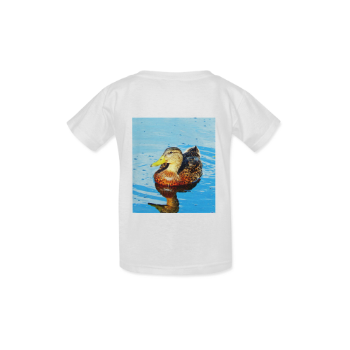 Duck Reflected Kid's  Classic T-shirt (Model T22)