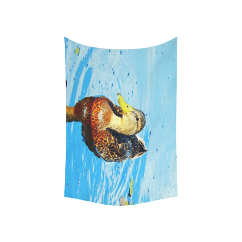 Duck Reflected Cotton Linen Wall Tapestry 60"x 40"