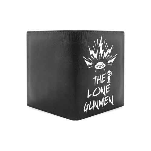 The Lone Gunmen Men's Leather Wallet (Model 1612)