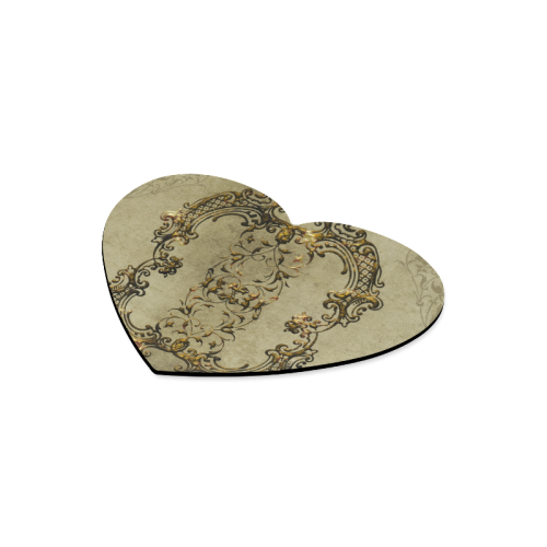Beautiful decorative vintage design Heart-shaped Mousepad