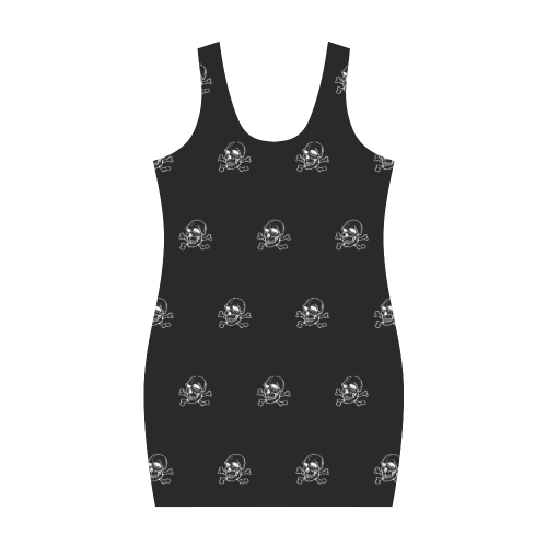 Skull 816 (Halloween) pattern Medea Vest Dress (Model D06)