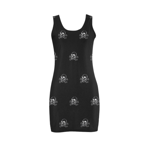 Skull 816 (Halloween) pattern Medea Vest Dress (Model D06)