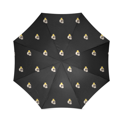 halloween - skull with candle pattern Foldable Umbrella (Model U01)