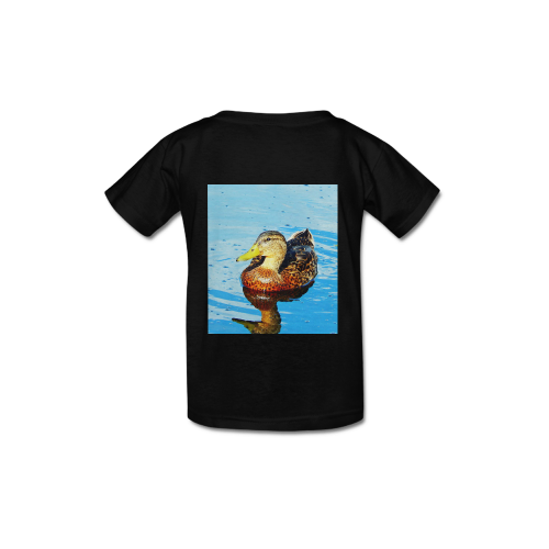 Duck Reflected Kid's  Classic T-shirt (Model T22)