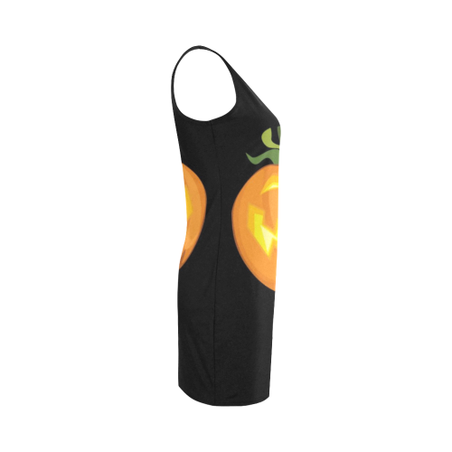 Halloween pumpkin Medea Vest Dress (Model D06)