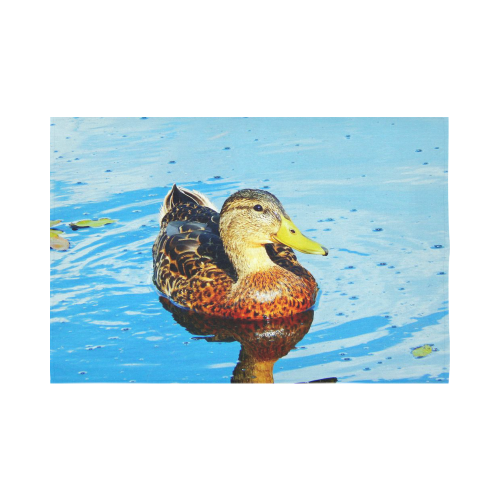 Duck Reflected Cotton Linen Wall Tapestry 90"x 60"