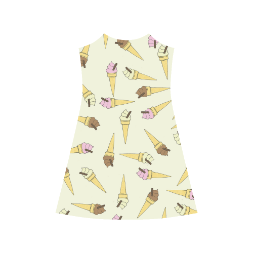 Neapolitan Ice Cream Alcestis Slip Dress (Model D05)