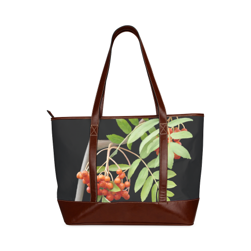 Rowan tree watercolor Tote Handbag (Model 1642)