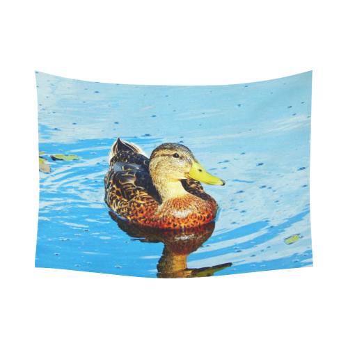 Duck Reflected Cotton Linen Wall Tapestry 80"x 60"