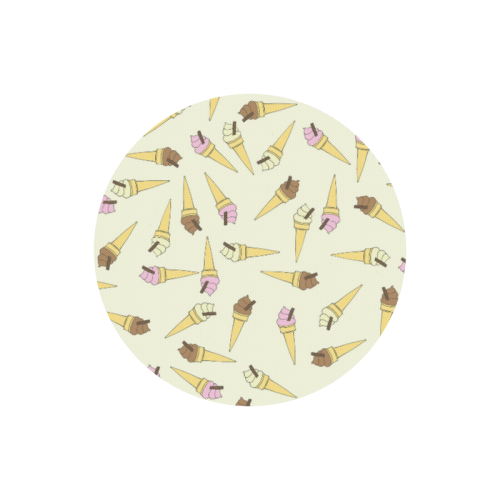 Neapolitan Ice Cream Round Mousepad