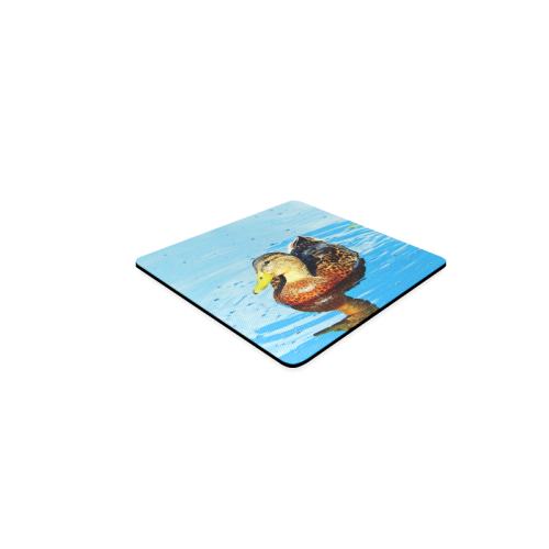 Duck Reflected Square Coaster