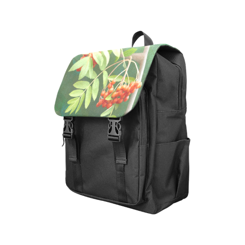 Watercolor Rowan tree - Sorbus aucuparia Casual Shoulders Backpack (Model 1623)