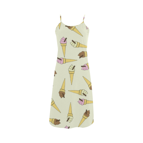 Neapolitan Ice Cream Alcestis Slip Dress (Model D05)