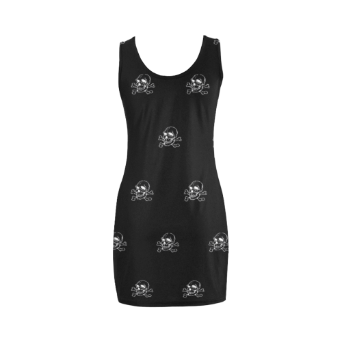 Skull 816 (Halloween) pattern Medea Vest Dress (Model D06)