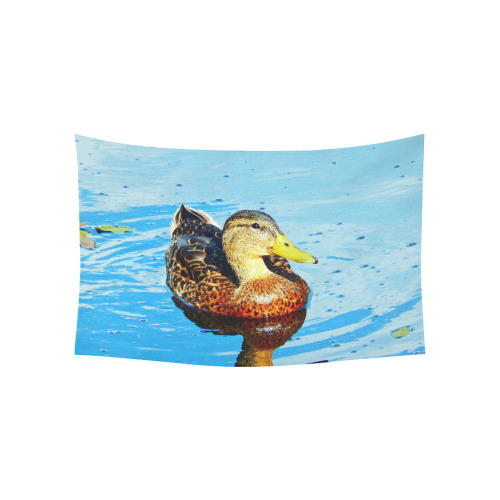 Duck Reflected Cotton Linen Wall Tapestry 60"x 40"