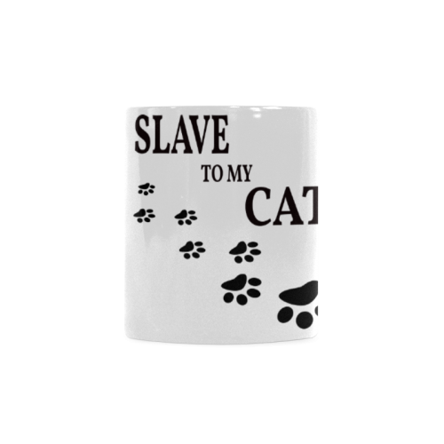 Slave To My Cat White Mug(11OZ)