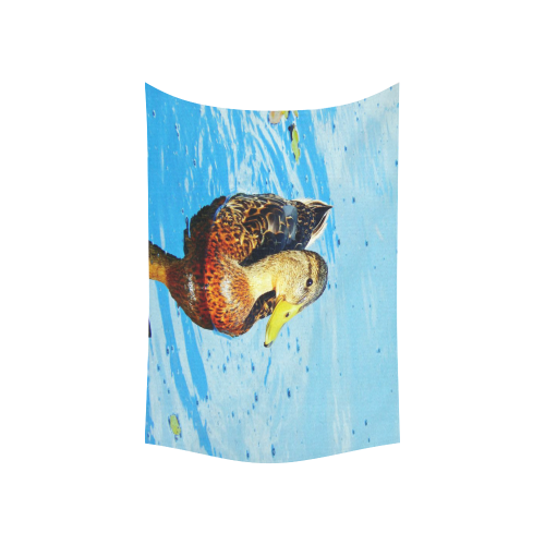 Duck Reflected Cotton Linen Wall Tapestry 60"x 40"