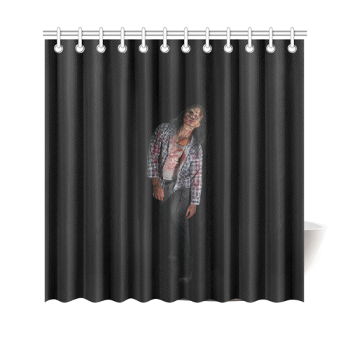 Zombie Apocalypse Shower Curtain 69"x70"