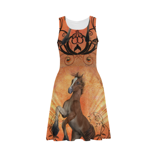 Awesome, cute foal with floral elements Atalanta Sundress (Model D04)