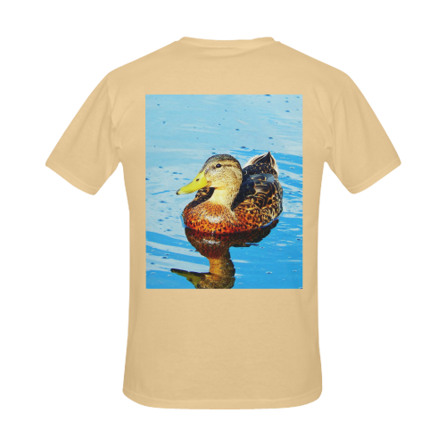 Duck Reflected Men's Slim Fit T-shirt (Model T13)