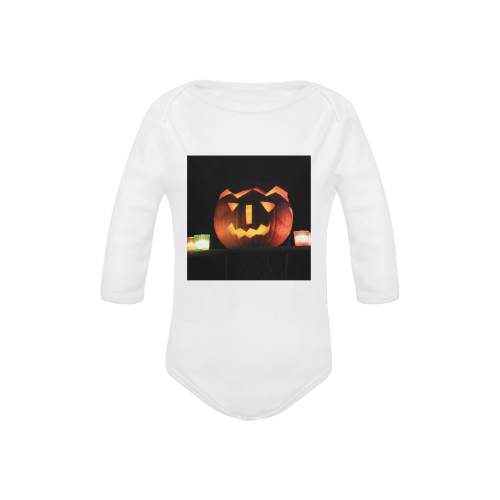 Halloween20160805 Baby Powder Organic Long Sleeve One Piece (Model T27)