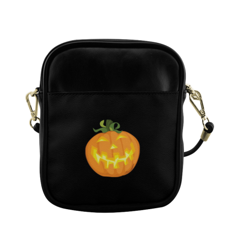 Halloween pumpkin Sling Bag (Model 1627)